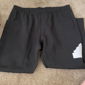 Black adidas sweatpants